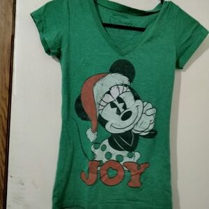 Green Disney Minnie Mouse Joy T-Shirt